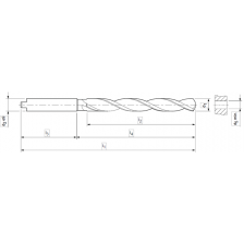 Ø 5 mm H8 65/108 HSS DRIELIPPENBOOR 050010 30110316