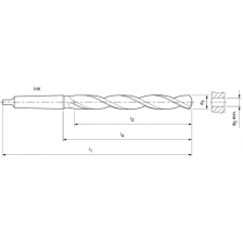 Ø 10 mm H8 80/168 MK1 HSS DRIELIPPENBOOR 050110 30110385