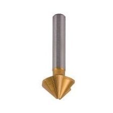 VERZINKBOOR 90° TiN 053207 Ø19 mm HSS DIN335C met spanvlak