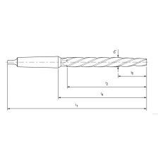 HSS NAGELGAT RUIMER 030010 Ø 31 k11 MK3 (210/326) Z=5