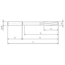 HSS-E MACHINERUIMER 030511 Ø 2 H7 (11/49) Z=4