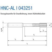VHM RUIMER 043251 HNC-AL  Ø  11 H7 IK Z=6 BLIND L=120
