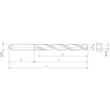 Ø 4,8 mm H8 65/108 HSS DRIELIPPENBOOR 050011 30110348