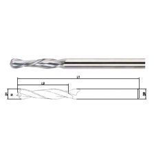 VHM KOGELFREES Ø3mm (12/050/06) Z=2 R=1½ 52-240BM