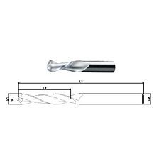 VHM KOGELFREES Ø3/4 inch (2½|5|3/4) R=3/8
