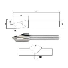 VHM AANSCHUINFREES PLIH Ø10 mm (20/60/6) 95° Z=1 PLIH100E