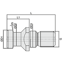 Aantrekbout BN164-SK50 type A met gat 6733616