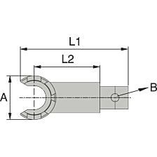 Opzetstuk 5172601 9x12mm ER11M A=16,8 L1=90