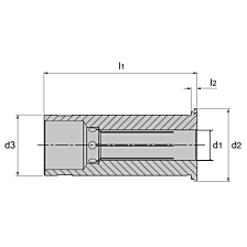 Reduceerhuls 9142802 WHC20-16 L=50,5