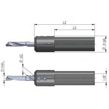 Ultramini DT-Line opname 650.DT25 Ø25 L=60 inserts 5mm