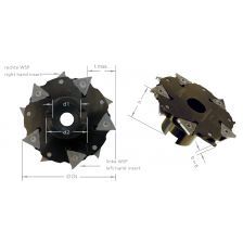 Opsteekschijffrees Ø 125mm