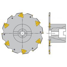 Opsteekschijffrees Ø 160mm
