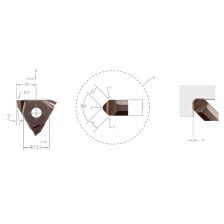 Steekplaat DED.0603.33-D/CN45F