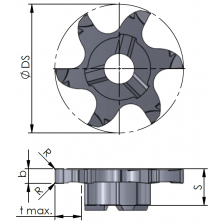 Dummel Minimill insert Z622.0318.02/AL41F