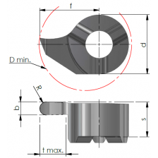 Dummel Minicut insert RS14.010R05/AL41F