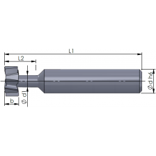 Dummel Mikromill-XL MA10.TS08F-16/P18C gleuffrees T8