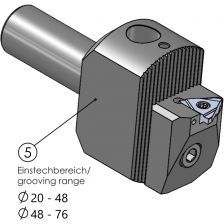 Dümmel AXALINE opname AXA.DED.2076.25B voor DED inserts