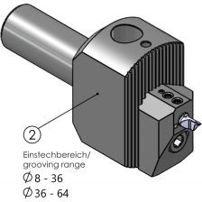 Dümmel AXALINE opname AXA.UM07.0864.25B voor Ultramini Ø7