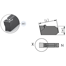 Dümmel groefsteek insert DEK.N2020.M1/P04C B=2 R0,2
