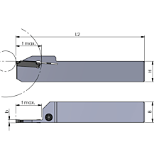 Dümmel steekbeitel DHR.123013.D24 12x12x125 B=3 T13 rechts