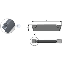Dümmel groefsteek insert DZ24.N6040.S1/VC10 B=6 R0,4