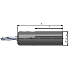 Ultramini DT-Line opname 680P.DT Ø25 L65 inserts 8mm
