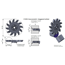 X1250.X400.02/P04C insert Minimill XL
