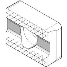 Varia Plus insert type SR spitsvertand