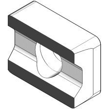 Varia Plus insert type FH vlak HM gecoat