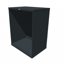 Hoogte = 1325 mm 54X36 RAL 7016