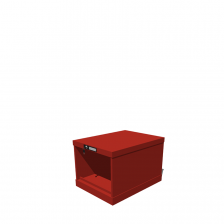 Hoogte = 400 mm 27X36 RAL 3000