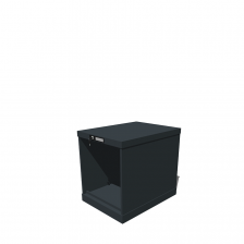 Hoogte = 550 mm 27X36 RAL 7016
