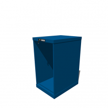 Hoogte = 850 mm 27X36 RAL 5005