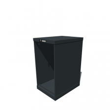 Hoogte = 850 mm 27X36 RAL 7016