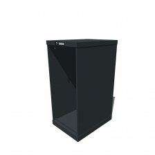 Hoogte = 1000 mm 27X36 RAL 7016