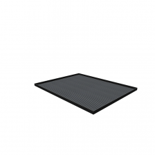 Afdekblad met mat-564x725x25mm