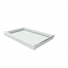 H = 100 mm 54X36 75 kg - RAL 7035