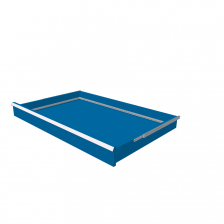 H = 100 mm 54X36 75 kg - RAL 5017