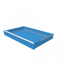 H = 125 mm 54X36 75 kg - RAL 5012