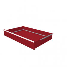 H = 150 mm 54X36 75 kg - RAL 3003