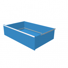 H = 250 mm 54X36 75 kg - RAL 5012
