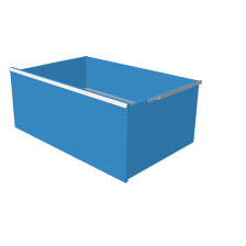 H = 400 mm 54X36 75 kg - RAL 5012