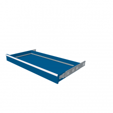 H = 100 mm 54X27 200 kg - RAL 5010