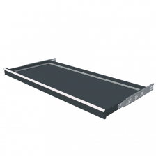 H = 75 mm 78X36 200 kg - RAL 7016