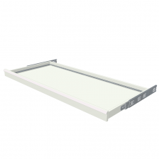 H = 75 mm 78X36 200 kg - RAL 9002