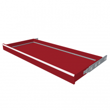 H = 100 mm 78X36 200 kg - RAL3003