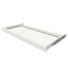 H = 100 mm 78X36 200 kg - RAL 9002