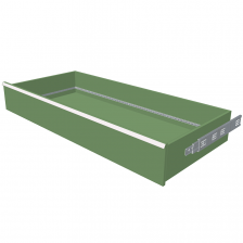 H = 200 mm 78X36 200 kg - RAL 6011