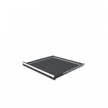 H = 50 mm 36X36 75 kg - RAL 9011