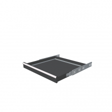 H = 75 mm 36X36 200 kg - RAL 9011